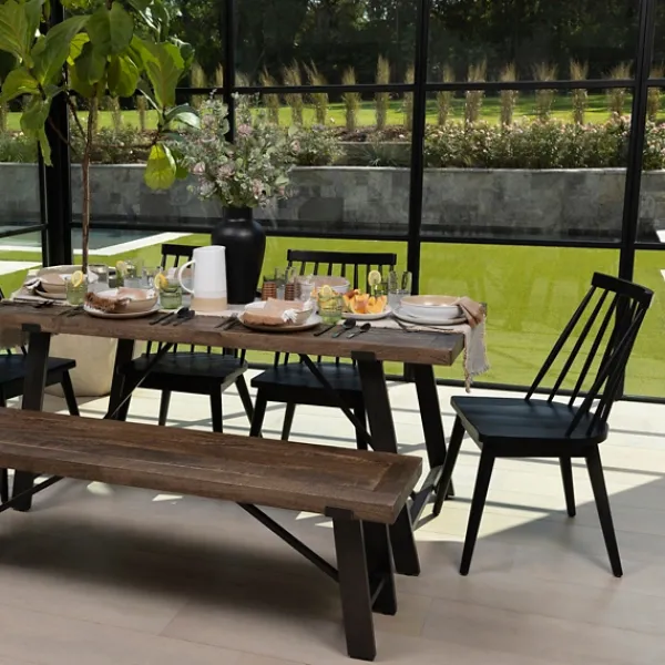 Dining Chairs-Kirkland's Home Windsor Dining Chair Black