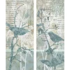Wall Quotes & Signs-Kirkland's Home Winter Birds I & Ii Canvas Art Prints, Set Of 2 Blue/Green/Tan