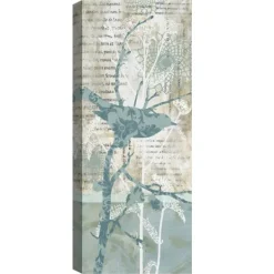 Wall Quotes & Signs-Kirkland's Home Winter Birds I & Ii Canvas Art Prints, Set Of 2 Blue/Green/Tan