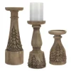 Candle Holders-Kirkland's Home Winter Forest Candle Holders, Set Of 3 Brown