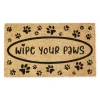 Doormats-Kirkland's Home Wipe Your Paws Coir Doormat Tan/Black