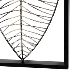 Wall Plaques-Kirkland's Home Wire Foliage Wall Plaque Black