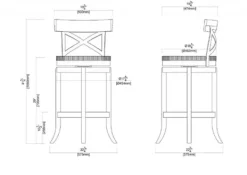 Bar Stools & Counter Height Stools-Kirkland's Home Wirebrushed Wheat Woven Swivel Bar Stool Brown/Tan