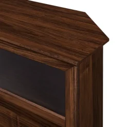 Tv Stands & Media Consoles-Kirkland's Home Wood Alcove Doors Led Fireplace Media Cabinet Brown