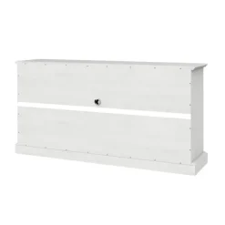 Tv Stands & Media Consoles-Kirkland's Home Wood And Glass 4-Door Media Cabinet White