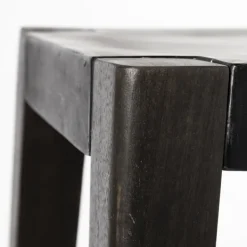 Bar Stools & Counter Height Stools-Kirkland's Home Wood And Metal Bar Stool Black