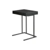 Accent & End Tables-Kirkland's Home Wood And Metal C-Frame Accent Table Black