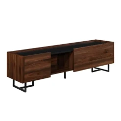Tv Stands & Media Consoles-Kirkland's Home Wood And Metal 2-Door Media Console Brown