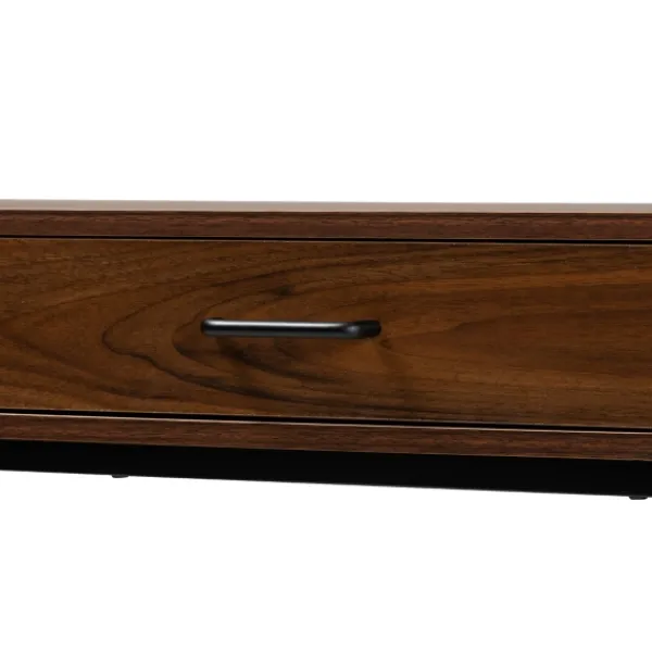 Console Tables-Kirkland's Home Wood And Metal 2-Drawer Console Table Brown