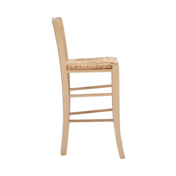 Bar Stools & Counter Height Stools-Kirkland's Home Wood And Seagrass Counter Stools, Set Of 2 Brown