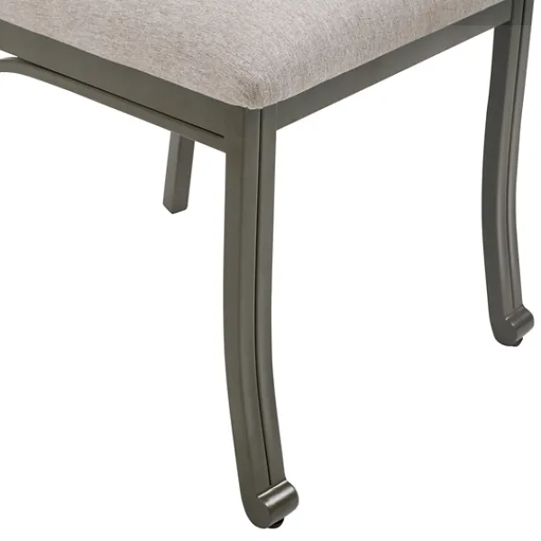 Dining Sets-Kirkland's Home Wood And Upholstered Chairs 5-Pc. Dining Set Gray