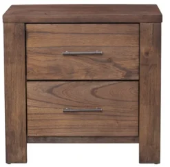 Nightstands-Kirkland's Home Wood Bryan Nightstand Brown