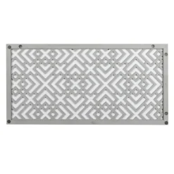 Wall Plaques-Kirkland's Home Wood Carved Diamonds Wall Plaque Gray