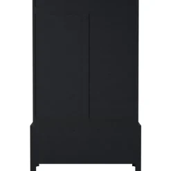 Entryway Furniture-Kirkland's Home Wood Classic Farmhouse Hall Tree Black