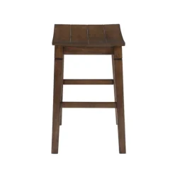 Dining Tables-Kirkland's Home Wood Counter Stool 5-Pc. Dining Set Brown