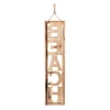 Wall Quotes & Signs-Kirkland's Home Wood Cut-Out Beach Hanging Wall Plaque White/Blue/Brown