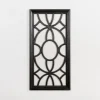 Wall Plaques-Kirkland's Home Wood Cutout Pattern Wall Plaque Black