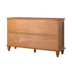Cabinets & Sideboards-Kirkland's Home Wood 4-Door Sideboard Cabinet Brown
