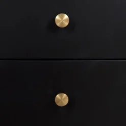 Accent & End Tables-Kirkland's Home Wood 2-Drawer Finco Accent Table Black