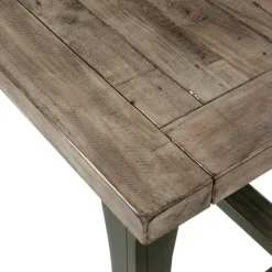 Dining Tables-Kirkland's Home Wood Extendable Dining Table Gray