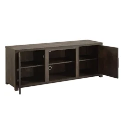 Tv Stands & Media Consoles-Kirkland's Home Wood Farmhouse Media Cabinet Brown
