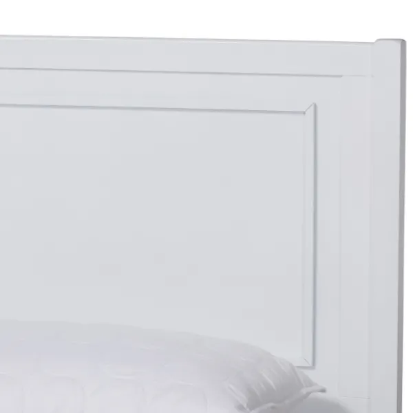 Beds & Headboards-Kirkland's Home Wood Full Platform Bed Frame White