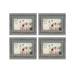 Picture Frames-Kirkland's Home Wood Homestead 4X6 Picture Frames, Set Of 4 Gray