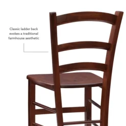 Dining Chairs-Kirkland's Home Wood Ladderback Dining Chairs, Set Of 2 Brown
