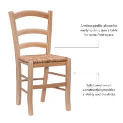 Dining Chairs-Kirkland's Home Wood Ladderback Dining Chairs, Set Of 2 Tan