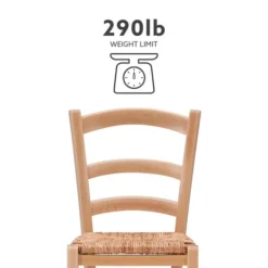 Dining Chairs-Kirkland's Home Wood Ladderback Dining Chairs, Set Of 2 Tan