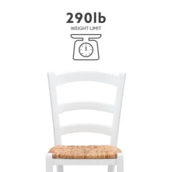 Dining Chairs-Kirkland's Home Wood Ladderback Dining Chairs, Set Of 2 White