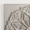 Wall Plaques-Kirkland's Home Wood Medallion 4-Pc. Wall Plaque Set Gray