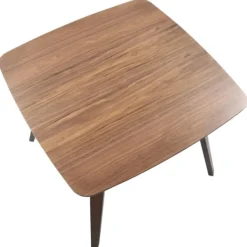 Dining Tables-Kirkland's Home Wood Midcentury Modern Dining Table Brown