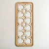 Wall Plaques-Kirkland's Home Wood Modern Floral Wall Plaque Brown