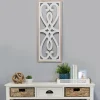 Wall Plaques-Kirkland's Home Wood Panel Scroll Wall Plaque White