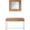 Console Tables-Kirkland's Home Wood 2-Pc. Console Table And Mirror Set Brown
