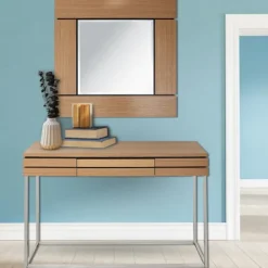 Console Tables-Kirkland's Home Wood 2-Pc. Console Table And Mirror Set Brown