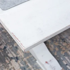 Dining Tables-Kirkland's Home Wood Pedestal Dining Table White