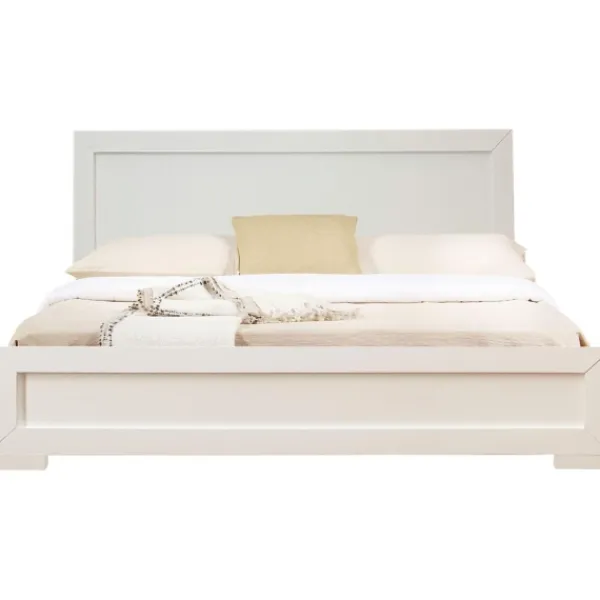 Beds & Headboards-Kirkland's Home Wood Queen Platform Bed And 2-Nightstand Set White