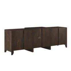 Tv Stands & Media Consoles-Kirkland's Home Wood 6-Shelf Media Cabinet Brown