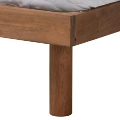 Beds & Headboards-Kirkland's Home Wood Shelves Full Platform Bed Brown
