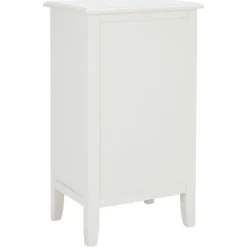 Accent & End Tables-Kirkland's Home Wood Side Table With Baskets White