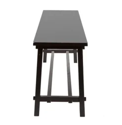 Benches & Ottomans-Kirkland's Home Wood Simple Farmhouse Bench Black