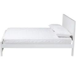 Beds & Headboards-Kirkland's Home Wood Slatted Full Bed Frame White