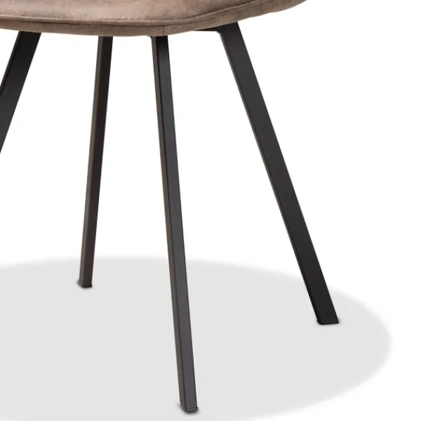 Dining Tables-Kirkland's Home Wood Table And Leather Chairs 5-Pc. Dining Set Brown/Black