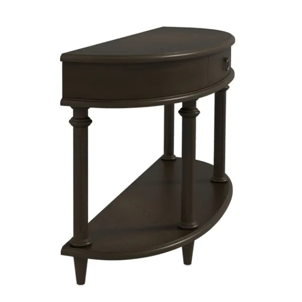 Console Tables-Kirkland's Home Wood 2-Tier Classic Console Table Brown