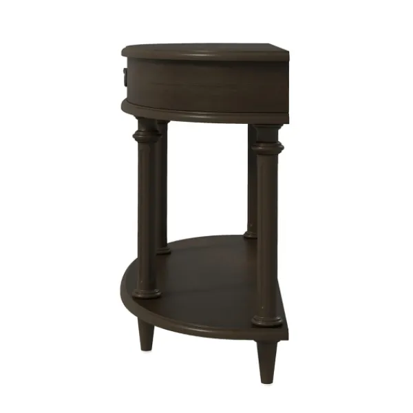 Console Tables-Kirkland's Home Wood 2-Tier Classic Console Table Brown