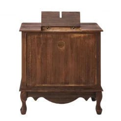 Nightstands-Kirkland's Home Wood Traditional 2-Drawer Nightstand Brown