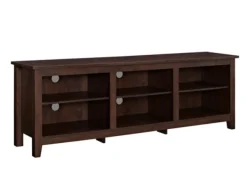 Tv Stands & Media Consoles-Kirkland's Home Wood Tv Stand, 70 In. Brown