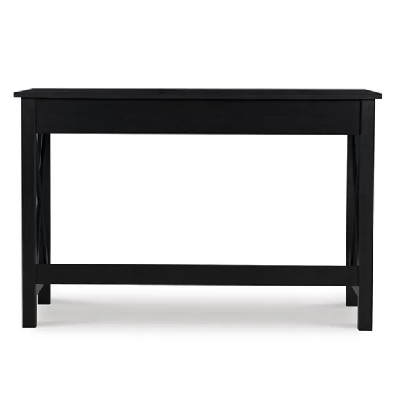 Office Furniture-Kirkland's Home Wood X-Sides Desk Black